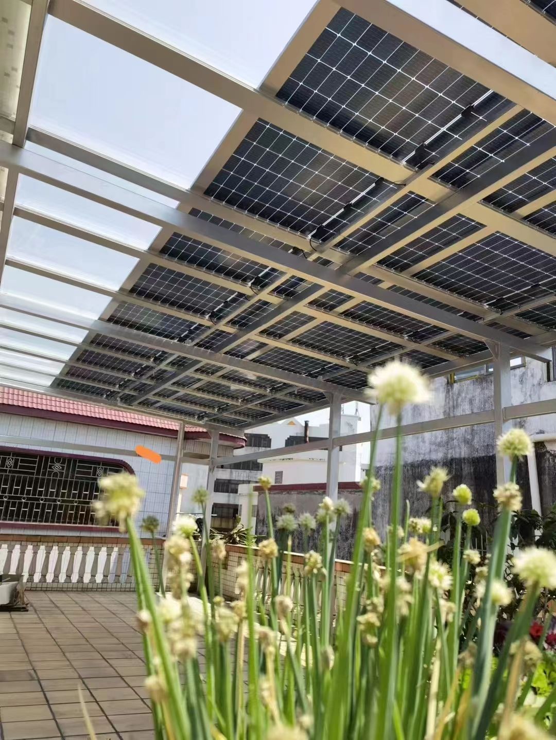 永城别墅家用屋顶太阳能发电系统安装